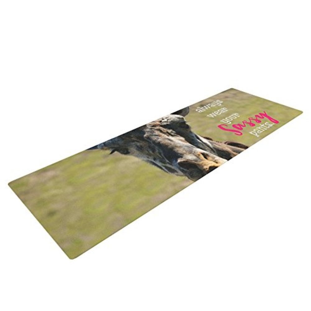 Giraffe Sassy Pants Exercise Yoga Mat